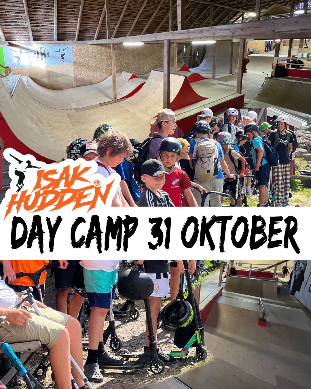 Day camp den 31 oktober 11-15:00 med Isak Huddén