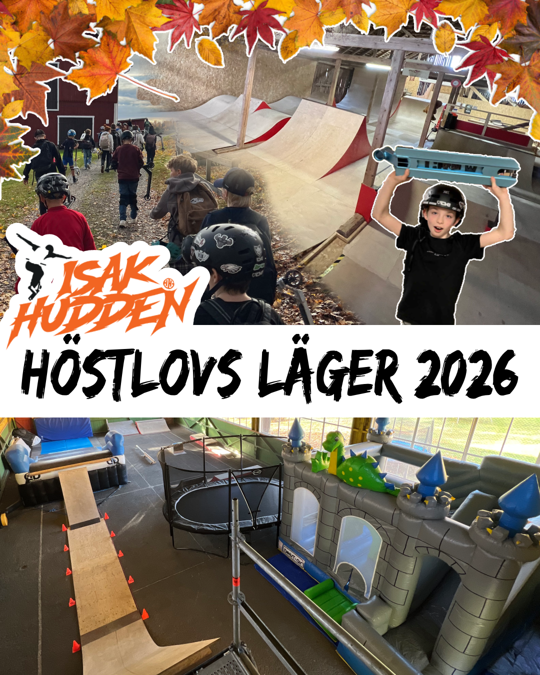 Höstlovsläger med Isak Huddén den 25-28 oktober 2026