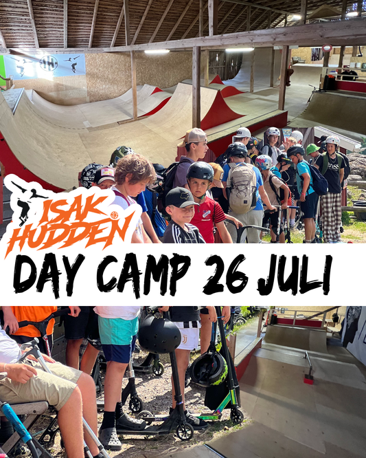 Day camp den 26 Juli 11-15:00 med Isak Huddén