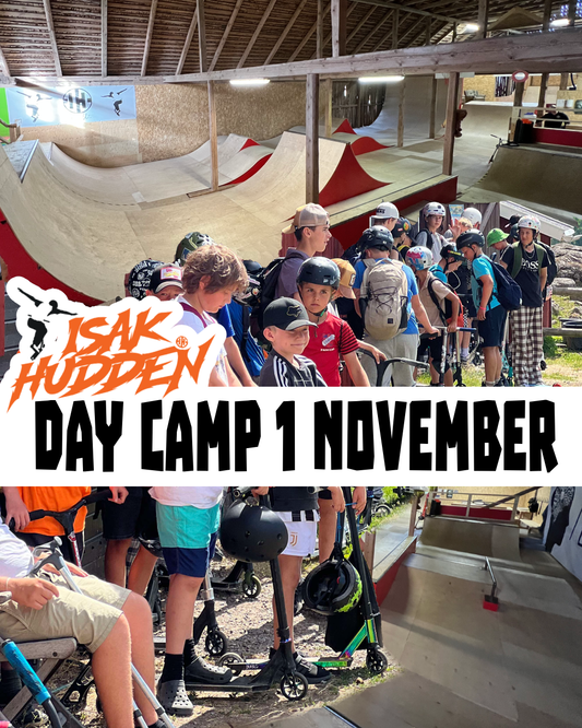 Day camp den 1 November 11-15:00 med Isak Huddén