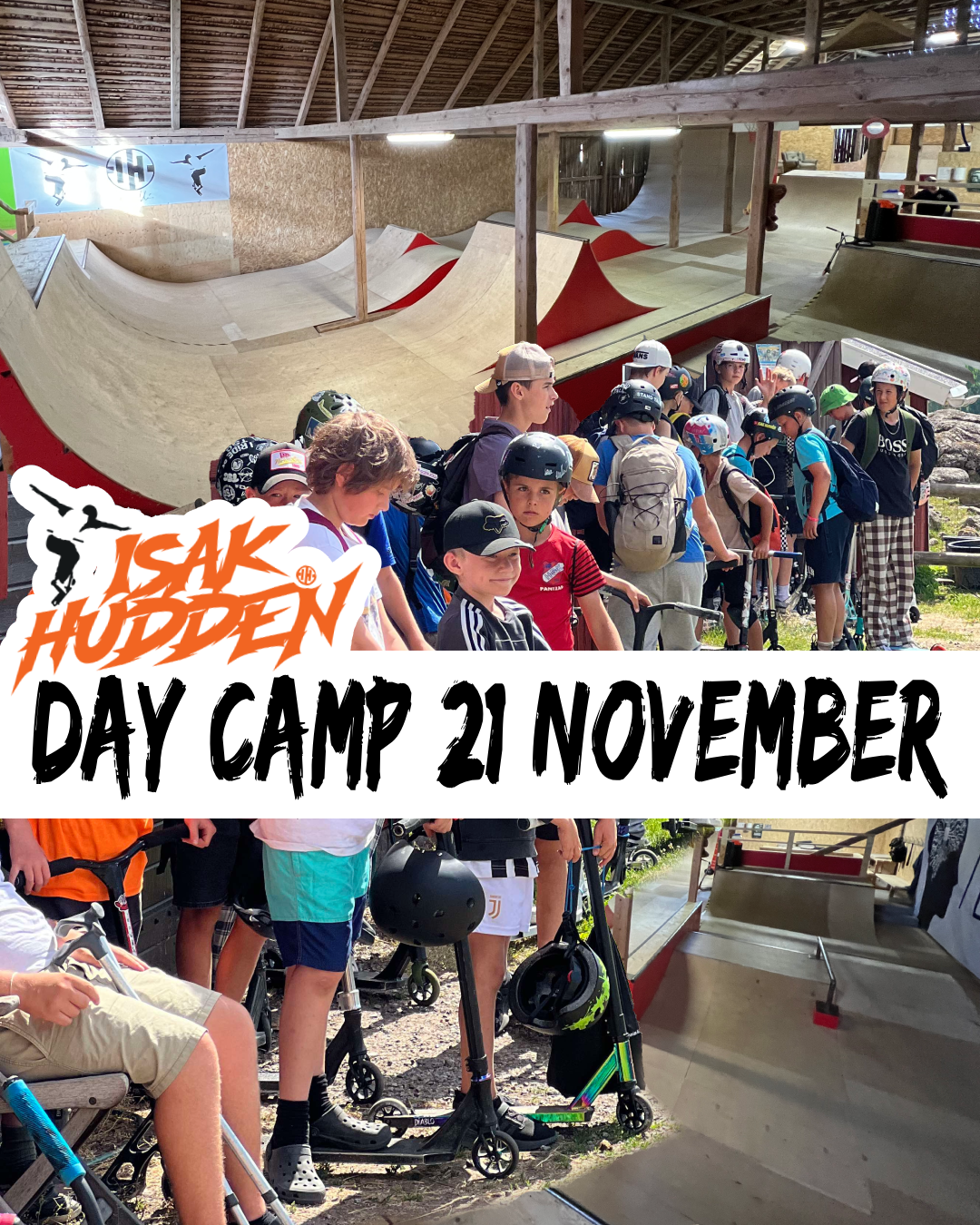 Day camp den 21 November 11-15:00 med Isak Huddén