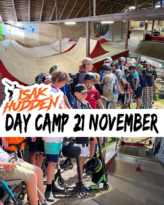 Day camp den 21 November 11-15:00 med Isak Huddén