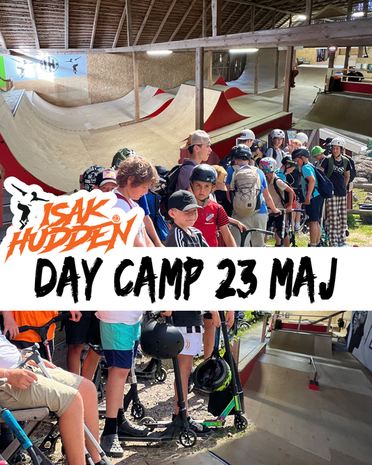 Day camp den 23 Maj 11-15:00 med Isak Huddén