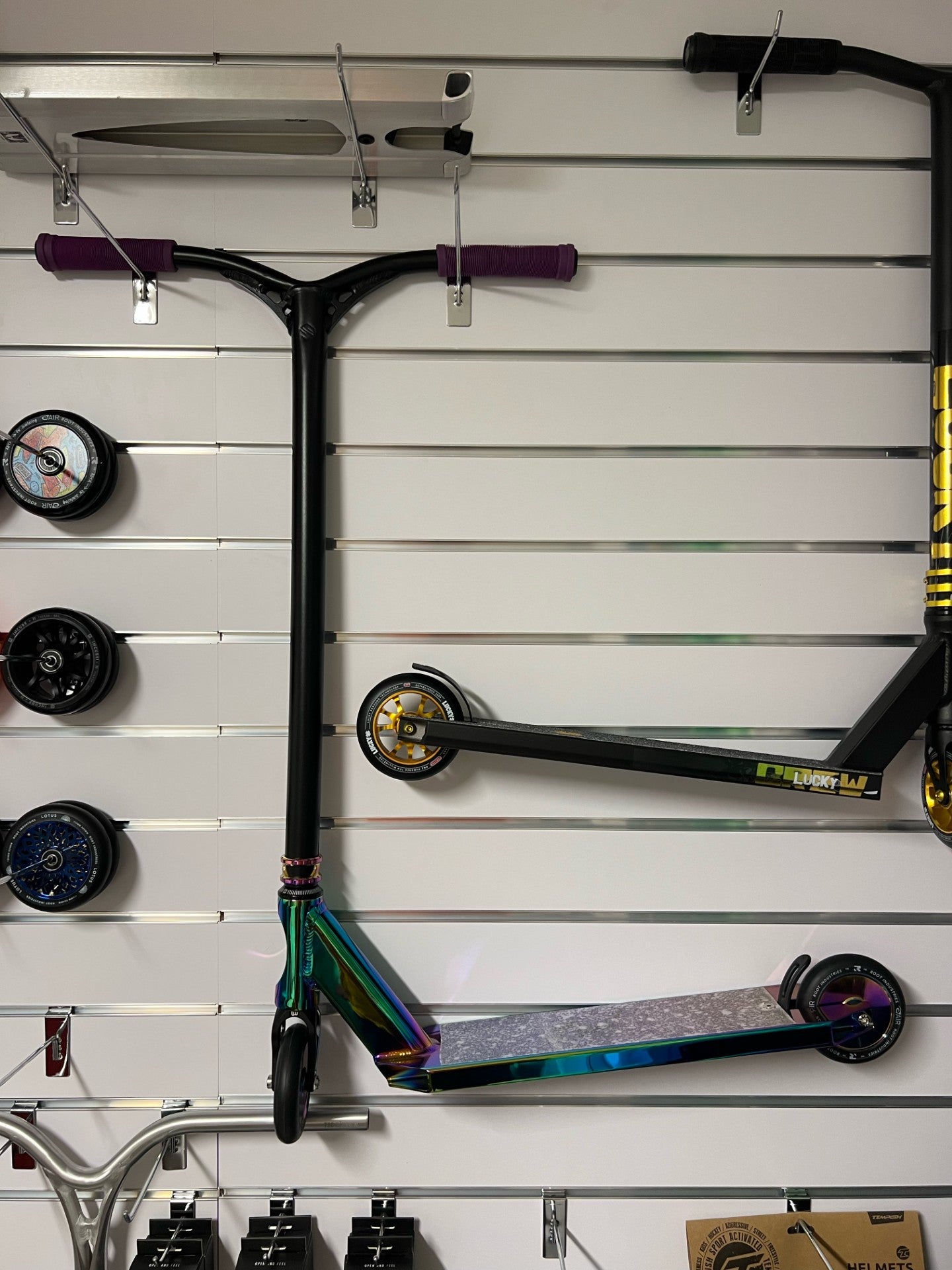 "Rainbow dream" custom kickbike by Isak Huddén